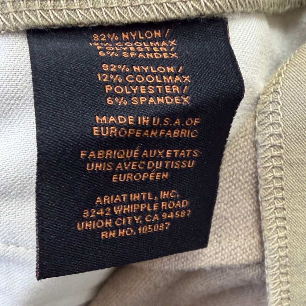 Ariat Tan and Cream Apparel